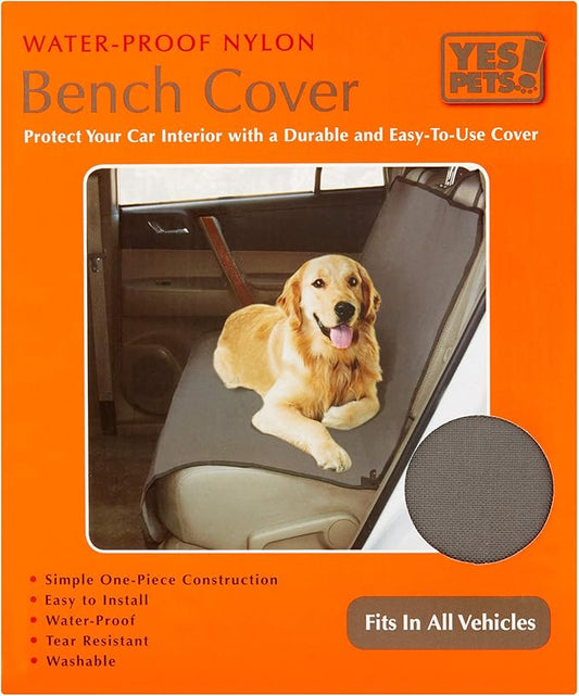 Oxford Bench Style Water-Proof Pet Car Seat Cover for Cars