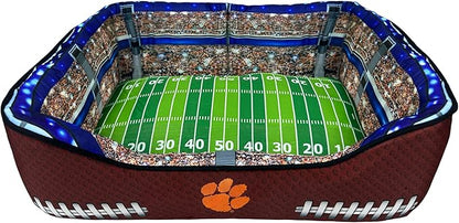 NCAA Clemson Tigers Stadium Dog Bed
