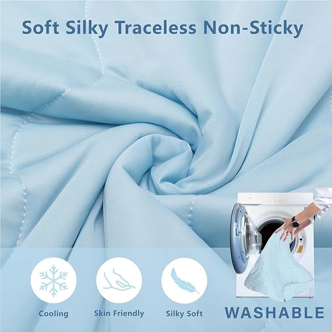 MICROCOSMOS Pet Cooling Blankets & Sleeping Mat- Reversible Washable Durable Dog Bed Cover