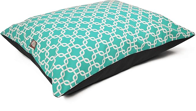 Majestic Pet Rectangle Large Dog Bed Washable – Non Slip Comfy Pet Bed – Dog Crate Bed Super Value Pillow Dog Bed – Dog Kennel Bed for Sleeping 46 x 35 Inch