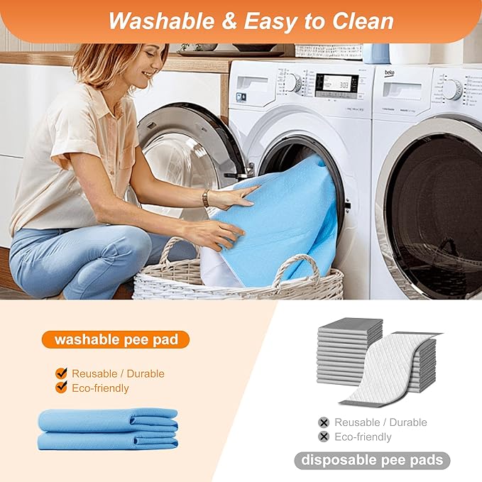 Washable Pee Pads for Dogs 72"x72" Extra Kids,1 Pack