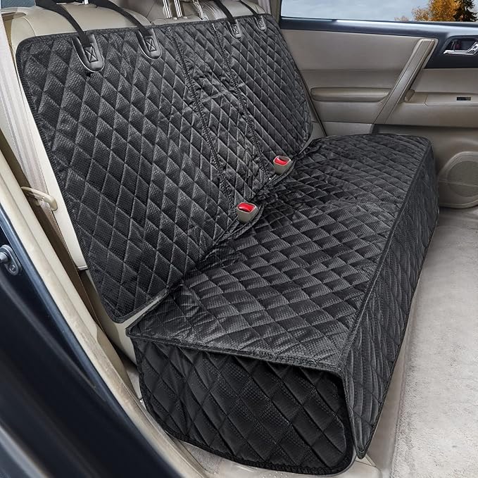 Dog Car Seat Cover for Back Seat Cover for Kids