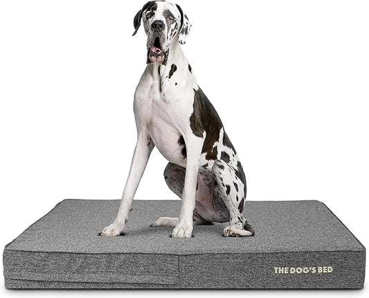 The Dog’s Bed Orthopedic Memory Foam Dog Bed 2XL Grey 54x36, Pain