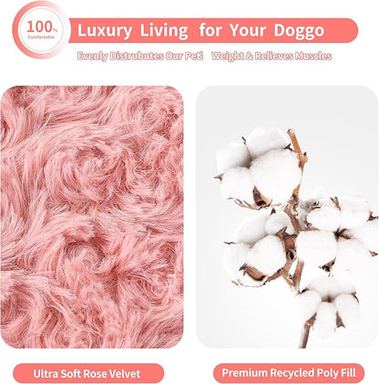 NOYAL Dog Bed Mat Soft Washable Dog Crate