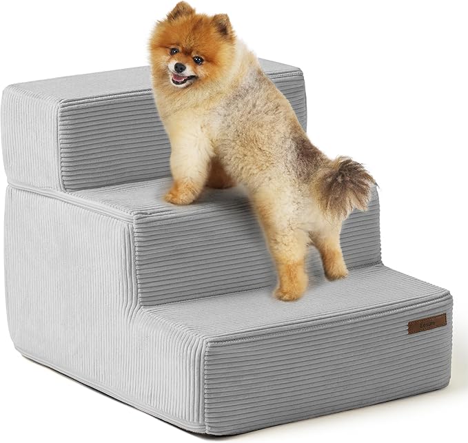 Lesure Dog Stairs for Small Dogs 3 Steps