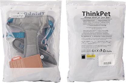 ThinkPet No Pull Harness Breathable Sport Harness with Handle-Dog Harnesses Reflective Adjustable for Medium Large Dogs