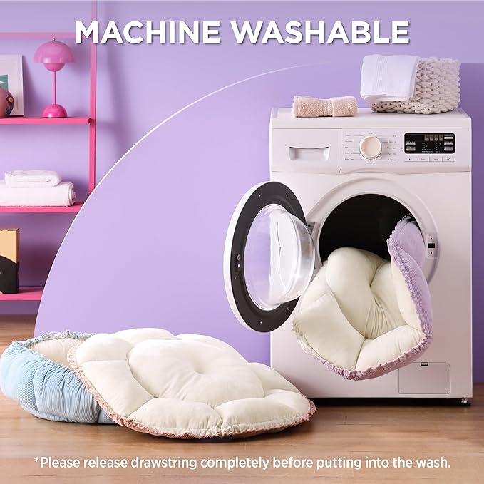 Lesure Dog beds for Small Dogs 25x25x8 Inches