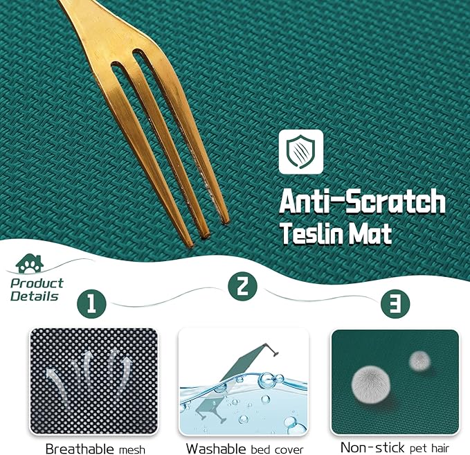 Elevated Dog Bed with 2024 Newest Canopy