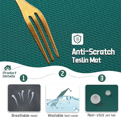 Elevated Dog Bed with 2024 Newest Canopy