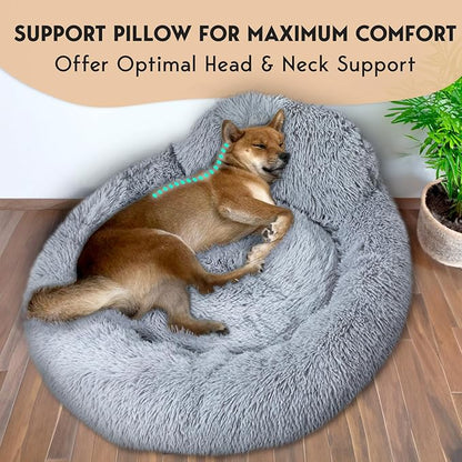 PetJett Calming Dog Bed 30'' Fits 45 lbs