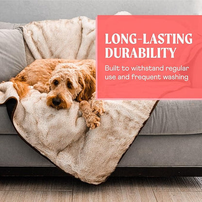 PupProtector Waterproof Throw Blanket for Dogs and Cats (60" L 50" W)