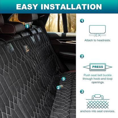 SZHLUX Dog Car Seat Cover 600D Heavy
