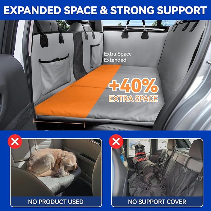 Rengue Back Seat Extender for Dogs 2024 Upgraded