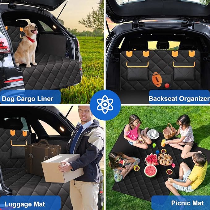 4-in-1 SUV Cargo Liner for Dogs