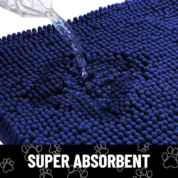 smiry Dog Door Mat for Muddy Paws (59x35 Inches,