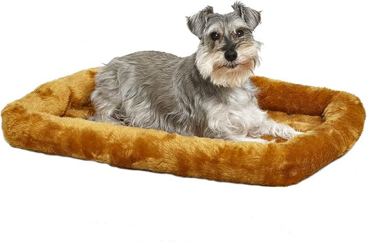 MidWest Homes for Pets Bolster Dog Bed 30L- Inch Cinnamon Dog Bed or Cat Bed w/ Comfortable Bolster 30-Inch Dog