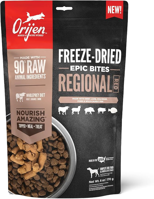 ORIJEN Regional Red Freeze-Dried Epic Bites 6OZ