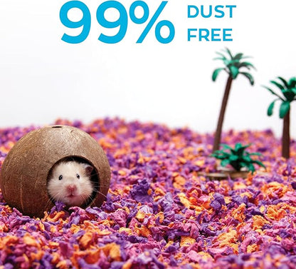 carefresh Dust-Free Beach Party Natural Paper Small Pet Bedding with Odor Control, 23L