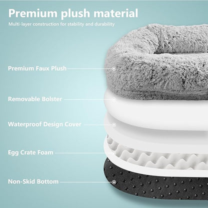 Dog Bed for Humans 70.8" x 43.3" x 11.8"