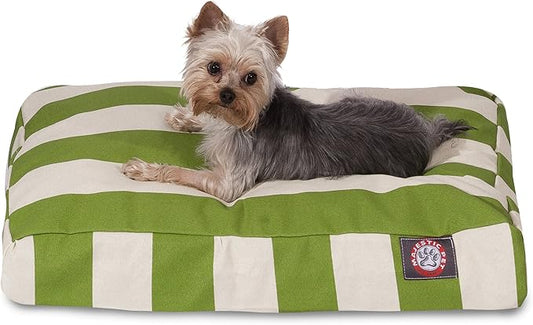 Majestic Pet Rectangle Small Dog Bed Washable – Non Slip Comfy Pet Bed – Dog Crate Bed with Removable Washable Cover – Dog Kennel Bed for Sleeping 27x20x4 Inch