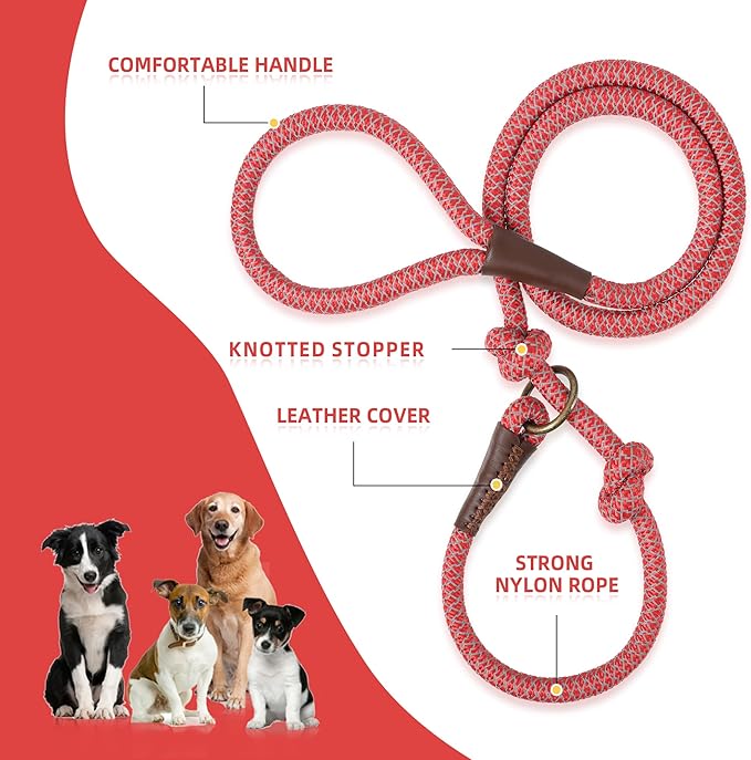 Mile High Life Slip Leads for Dogs 4 Feet
