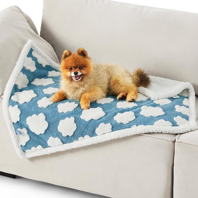 Lesure Waterproof Puppy Blanket for Small Dogs 3D Textured