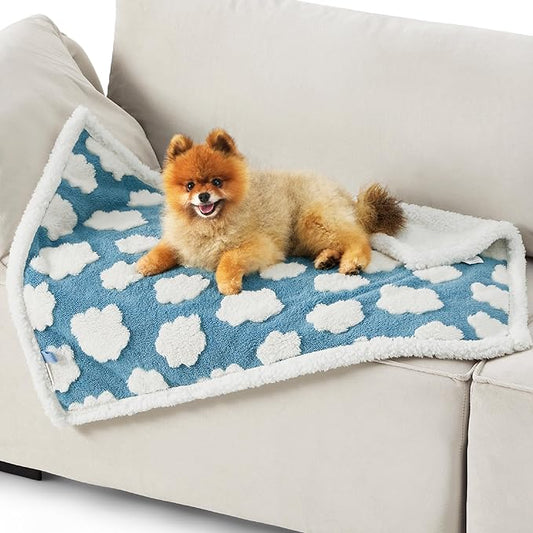 Lesure Waterproof Puppy Blanket for Small Dogs 3D Textured
