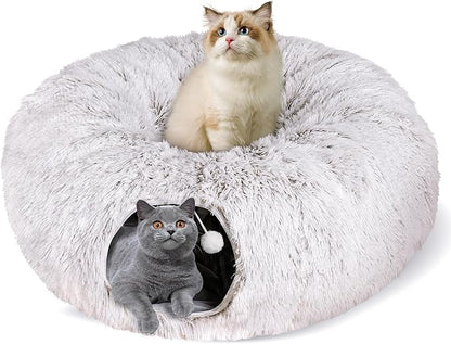 Cat Tunnel Bed for Indoor Cats