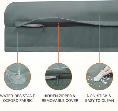 Hygge Hush 100% Waterproof Dog Bed Bottom(Grey,42"x30")