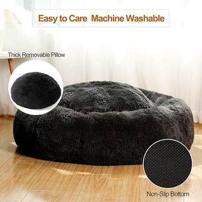 JEMA Calming Dog Beds for Medium Large Dogs 24 Inch