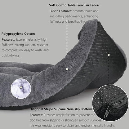 Dog Bed for Crate 42 inch for Large Dog Washable 42x28 fit