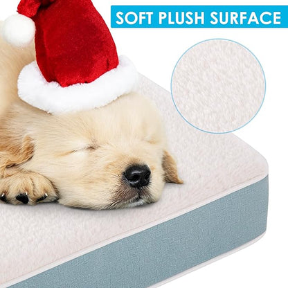 Dog Bed Covers Soft Plush Replacement Washable 47x29x4 Inches,