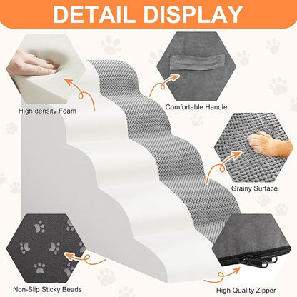 Dog Stairs for Small Dogs 5 Step