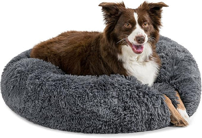 PetAmi Calming Dog Bed for Small Medium Dog Cat 45 lbs, 30 inch,