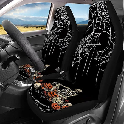 Halloween Web Skeleton Automotive Seat Covers & Accessories