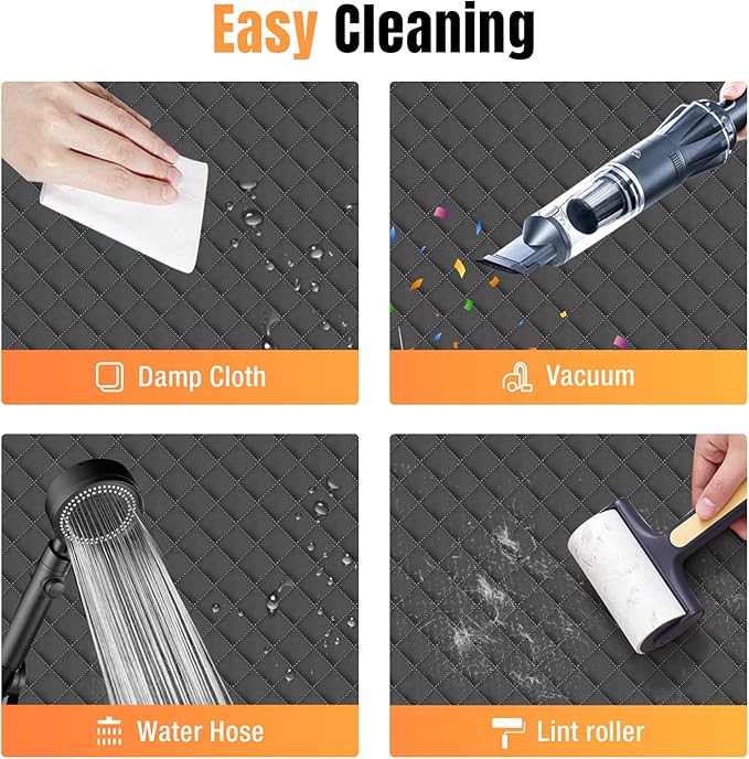 Dog Car Seat Cover with Hard Bottom