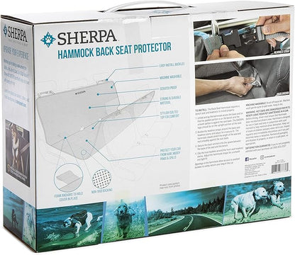 Sherpa Water-Resistant Hammock-Style Backseat Car Protector Cover
