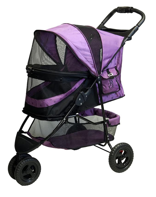 Pet Gear No-Zip Special Edition 3 Wheel Pet Stroller for Cats/Dogs 4 colors