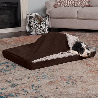 Furhaven Orthopedic Dog Bed for Large/Medium Dogs w/ Removable Washable Cover 55 lbs