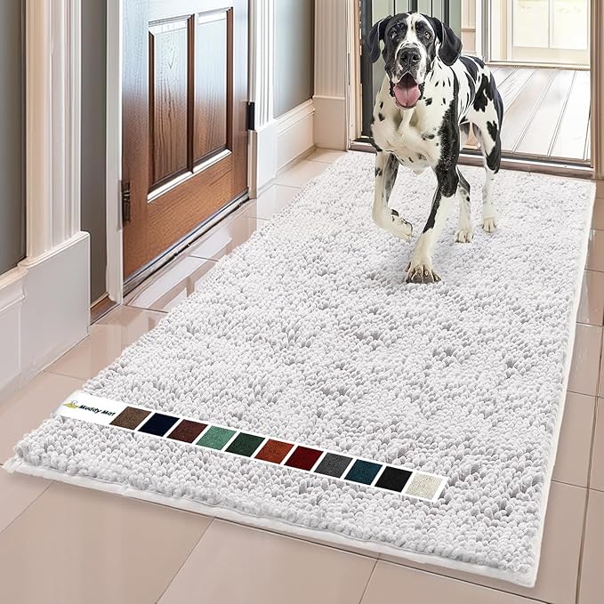Muddy Mat® AS-SEEN-ON-TV Highly Absorbent Microfiber Door Mat and Pet Rug 59"X35"