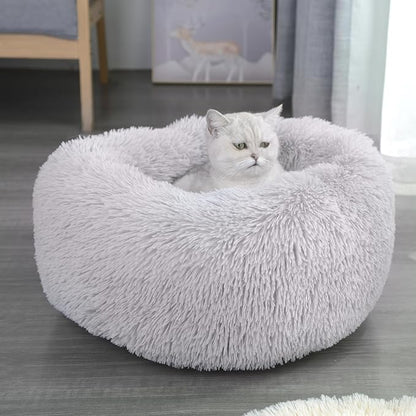 Calming Dog Bed for Cats and Small Dogs 15.7'')