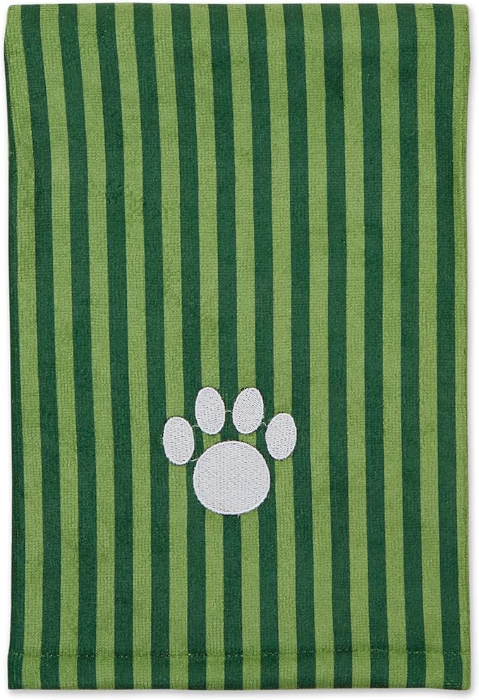 Bone Dry Pet Grooming Towel Collection Absorbent Microfiber X-Large 41x23.5", Striped