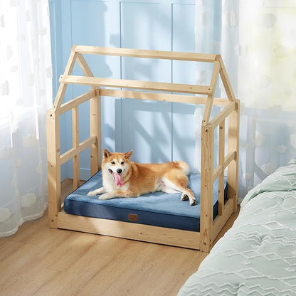 Bedsure Large Orthopedic Dog Bed 2-Layer Thick, 30x20x3 Inches,