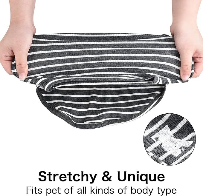 Koneseve Dog Shirt Vest Lightweight Stretchy Dog T-Shirts 2 Pack 4XL ]