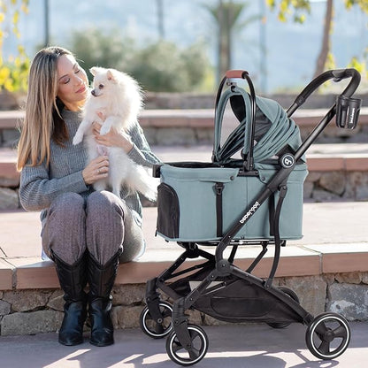 T3 Pet Stroller 3 in 1 Dog Cat Stroller for Small Medium Dogs Cats
