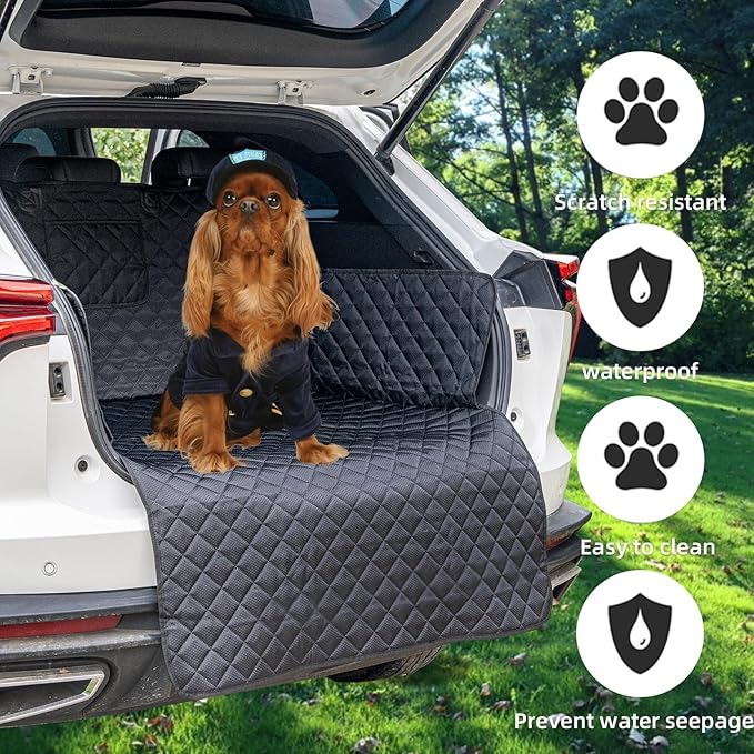 SUV Cargo Liner for Dogs Waterproof Pet Cargo Cover