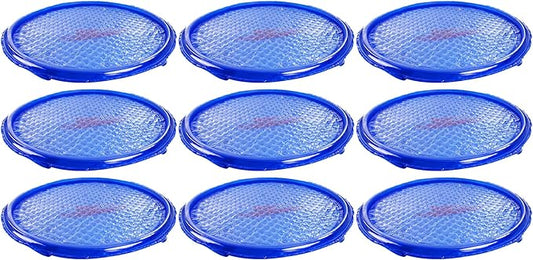Solar Sun Rings UV Resistant Above Ground Inground Swimming Pool Hot Tub Spa Heating Accessory Circular Heater Solar Cover (9 Pack)