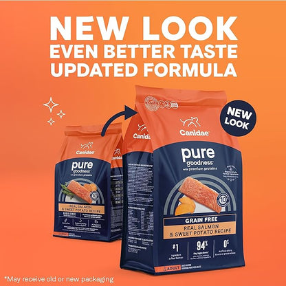 Canidae Pure Real Salmon & Sweet Potato Recipe Adult Dry Dog 22 LB