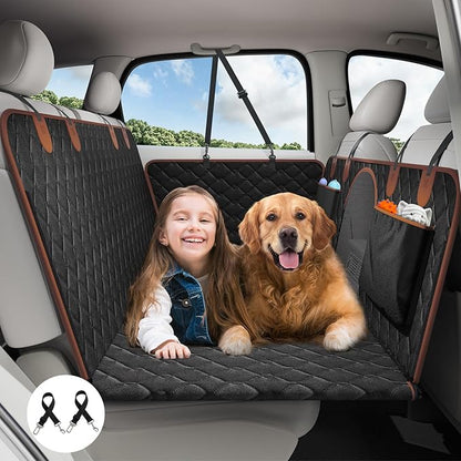 Dog Car Seat Cover for Back Seat 330lbs Waterproof
