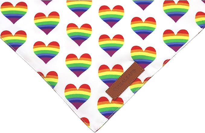 Realeaf Rainbow Dog Bandanas 2 Pack